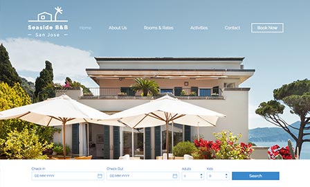 Hotels website templates  | Wix.com