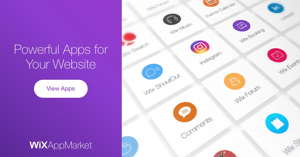Wix App Market | Powerful Web Apps for your Site | Wix.com