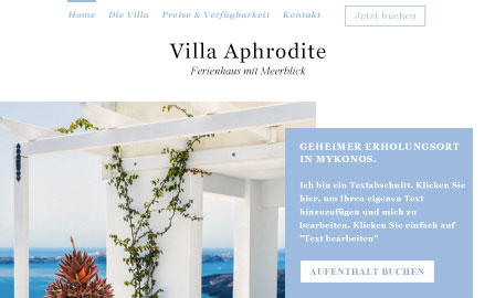 Homepage-Vorlagen für Hotels  | Wix.com