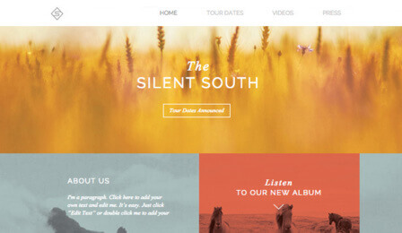 Templates voor muziekwebsites  | Wix.com